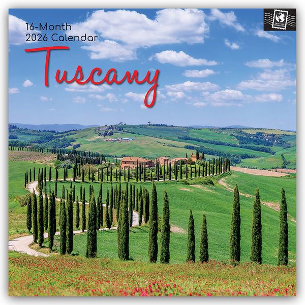 Produktbild: Tuscany – Toskana 2026 – 16-Monatskalender