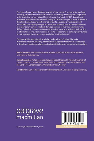 Produktbild: Remaking Citizenship in Multicultural Europe