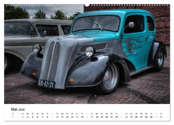 Produktbild: Custom Cars - M&auml;nnertr&auml;ume werden wahr (Wandkalender 2026 DIN A2 quer), CALVENDO Monatskalender