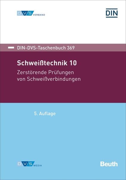 Produktbild: DIN-DVS-Taschenbuch 369