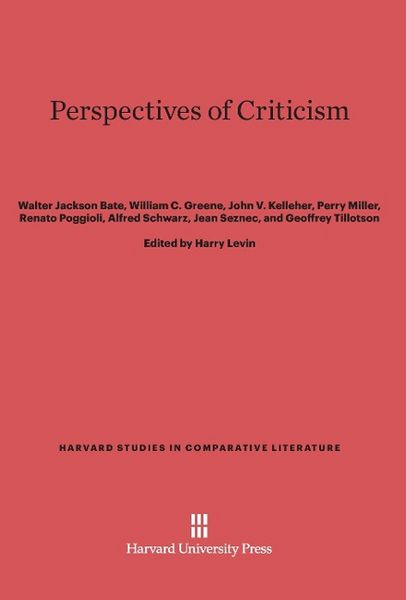 Produktbild: Perspectives of Criticism