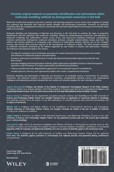 Produktbild: Multiscale Modelling and Optimisation of Materials and Structures