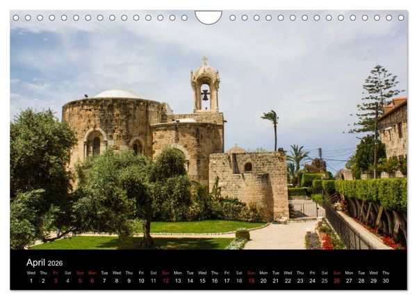 Produktbild: Monuments of Lebanon 2026 (Wall Calendar 2026 DIN A4 landscape), CALVENDO 12 Month Wall Calendar