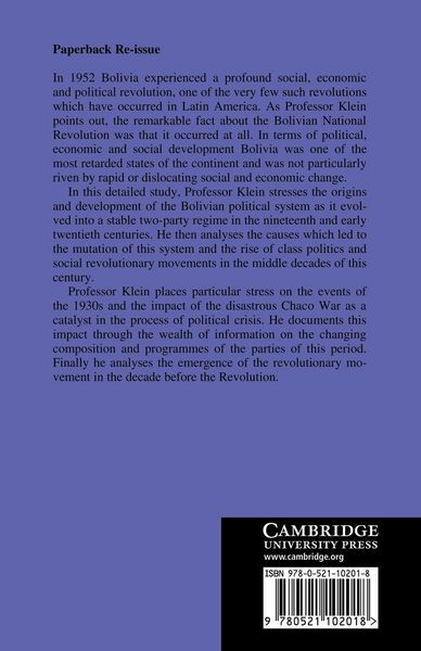 Produktbild: Parties and Politcal Change in Bolivia