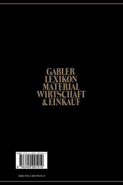 Produktbild: Gabler Lexikon Material Wirtschaft & Einkauf