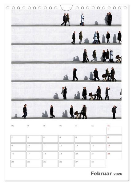 Produktbild: Wall People - Bilderserie von Eka Sharashidze (Wandkalender 2026 DIN A4 hoch), CALVENDO Monatskalender