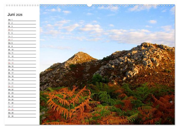 Produktbild: Camino Portugues - Jakobsweg (hochwertiger Premium Wandkalender 2026 DIN A2 quer), Kunstdruck in Hochglanz