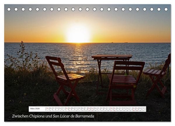 Produktbild: Von Festung bis Flamenco (Tischkalender 2026 DIN A5 quer), CALVENDO Monatskalender