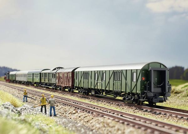 Produktbild: MiniTrix 18296 N Personenwagen-Set 2, N2846 der DB, MHI