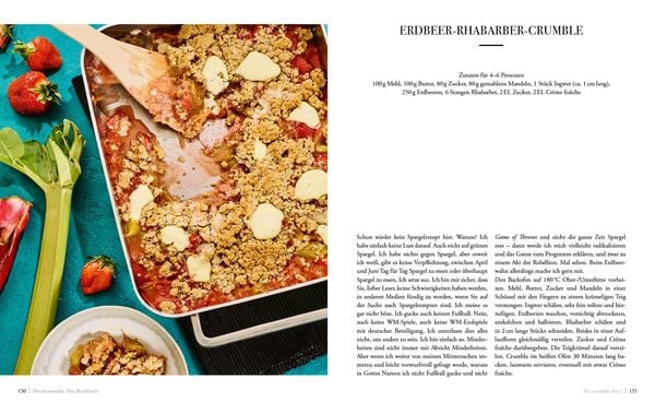 Produktbild: Wochenmarkt. Das Backbuch