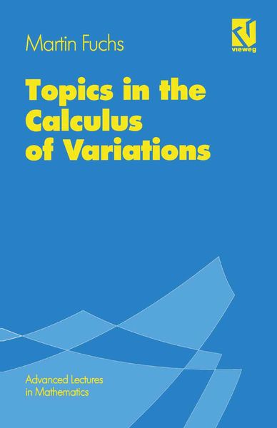 Produktbild: Topics in the Calculus of Variations