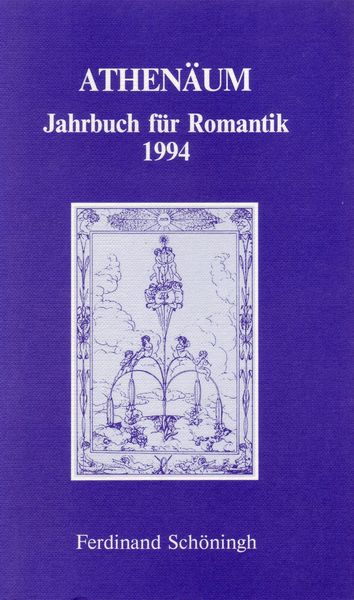 Produktbild: Athen&auml;um - 4. Jahrgang 1994 - Jahrbuch f&uuml;r Romantik