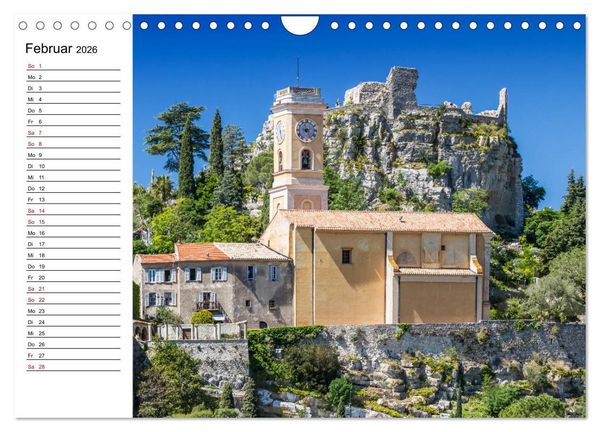 Produktbild: C&Ocirc;TE D&rsquo;AZUR Bezaubernde Orte (Wandkalender 2026 DIN A4 quer), CALVENDO Monatskalender
