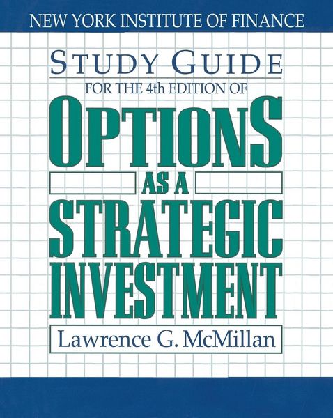 Produktbild: Study Guide for the 4th Edition of Options as a Strategic Investment