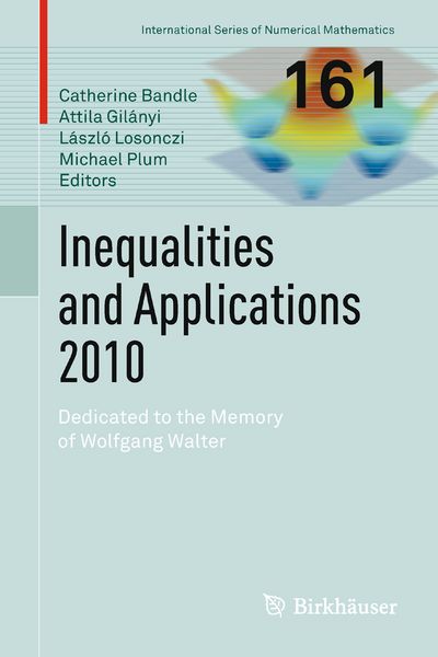 Produktbild: Inequalities and Applications 2010