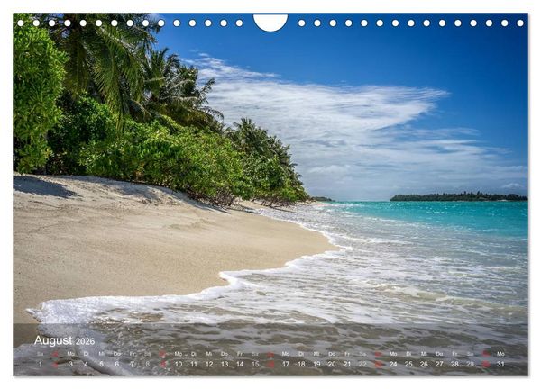 Produktbild: Malediven Impressionen aus dem Paradies (Wandkalender 2026 DIN A4 quer), CALVENDO Monatskalender