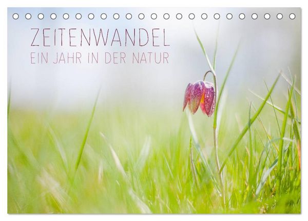 Produktbild: Zeitenwandel - Ein Jahr in der Natur (Tischkalender 2026 DIN A5 quer), CALVENDO Monatskalender