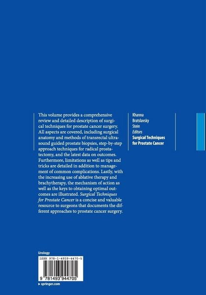 Produktbild: Surgical Techniques for Prostate Cancer