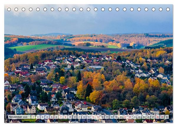 Produktbild: SIEGEN Stadt auf acht Bergen (Tischkalender 2026 DIN A5 quer), CALVENDO Monatskalender