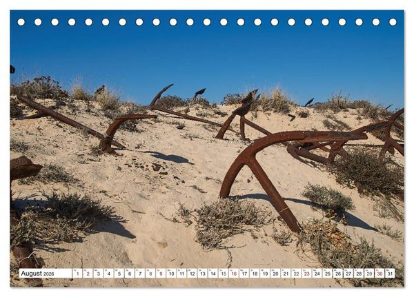 Produktbild: Algarve - Die sch&ouml;nste K&uuml;ste Europas (Tischkalender 2026 DIN A5 quer), CALVENDO Monatskalender