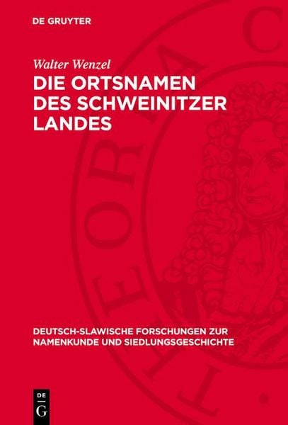 Produktbild: Die Ortsnamen des Schweinitzer Landes