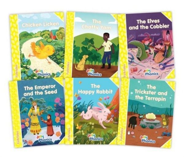 Produktbild: Jolly Phonics Folktales Yellow Readers (Level 2) Complete Set (1-6)