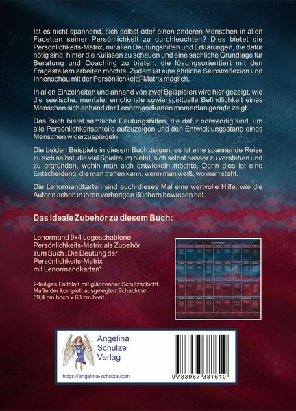 Produktbild: Die Deutung der Pers&ouml;nlichkeits-Matrix mit Lenormandkarten