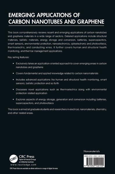 Produktbild: Emerging Applications of Carbon Nanotubes and Graphene