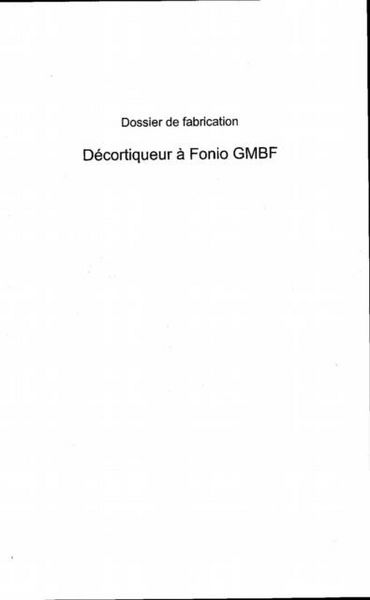 Produktbild: Decortiqueur a fonio gmgf