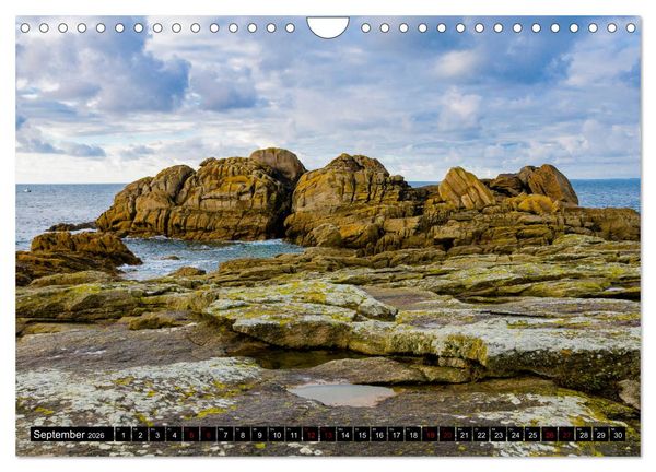 Produktbild: Bretagne - traumhaft sch&ouml;n! (Wandkalender 2026 DIN A4 quer), CALVENDO Monatskalender