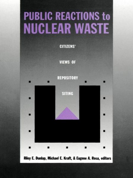 Produktbild: Public Reactions to Nuclear Waste
