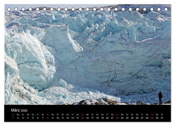 Produktbild: Gr&ouml;nland - Der wilde, wei&szlig;e Westen (Tischkalender 2026 DIN A5 quer), CALVENDO Monatskalender