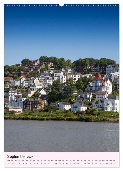 Produktbild: Hamburg - Life Along the Water (High Quality Premium Wall Calendar 2027 DIN A2 portrait),CALVENDO 12 Month Wall Calendar