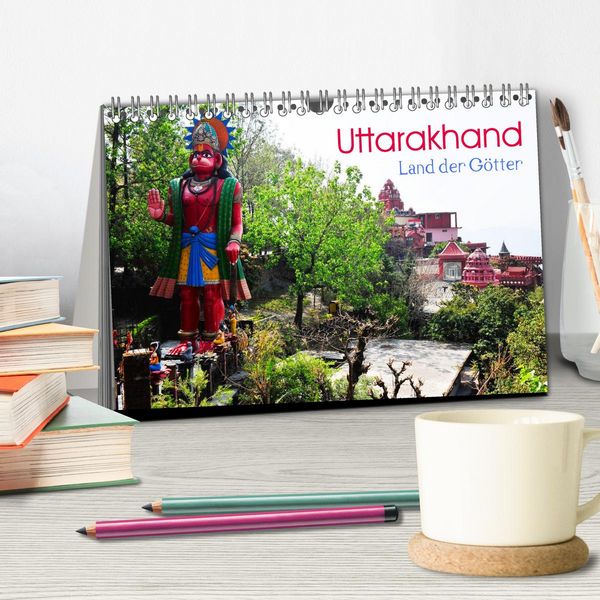 Produktbild: Uttarakhand &ndash; Land der G&ouml;tter (Tischkalender 2026 DIN A5 quer), CALVENDO Monatskalender