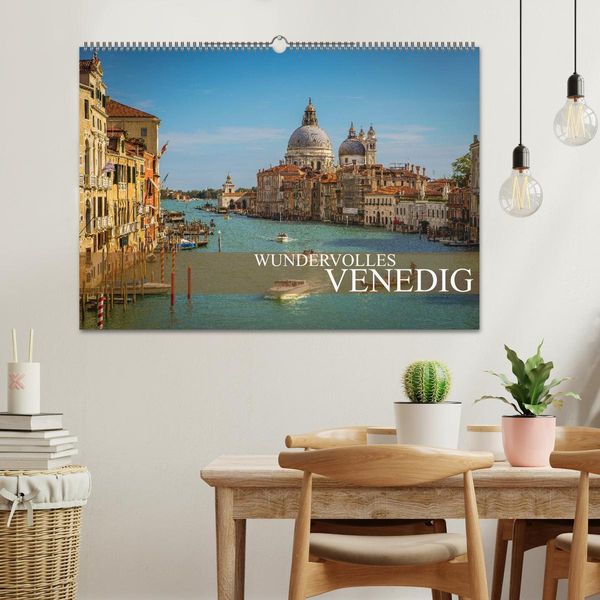 Produktbild: Wundervolles Venedig (Wandkalender 2026 DIN A2 quer), CALVENDO Monatskalender