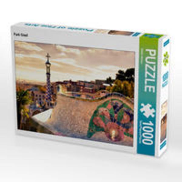CALVENDO Puzzle Park Güell | 1000 Teile Lege-Größe 64x48cm Foto-Puzzle für glückliche Stunden