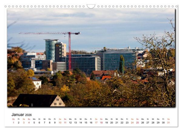 Produktbild: Aus der Ferne: Schw&auml;bisch Hall 2026 (Wandkalender 2026 DIN A3 quer), CALVENDO Monatskalender