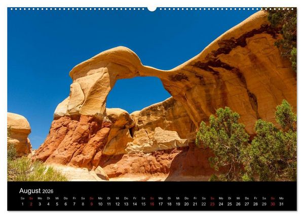 Produktbild: USA Landschaftskalender (Wandkalender 2026 DIN A2 quer), CALVENDO Monatskalender