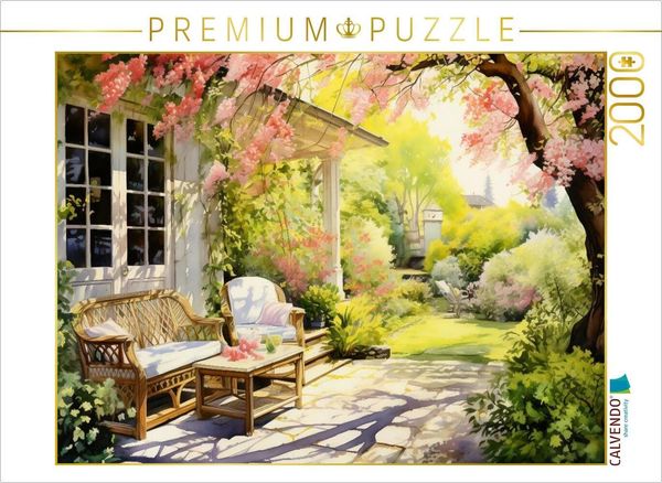 Produktbild: CALVENDO Puzzle Ein Motiv aus dem Kalender "Lauschige Gartenecken" | 2000 Teile Lege-Gr&ouml;&szlig;e 90x67cm Foto-Puzzle f&uuml;r gl&uuml;ckliche Stunden