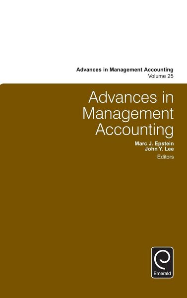 Produktbild: Advances in Management Accounting