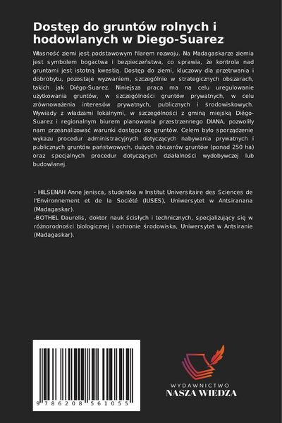 Produktbild: Dost&iquest;p do grunt&oacute;w rolnych i hodowlanych w Diego-Suarez