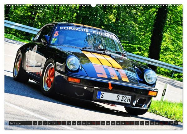 Produktbild: Porsche Oldtimer - EGGBERG KLASSIK - Der Berg ruft (Wandkalender 2026 DIN A2 quer), CALVENDO Monatskalender