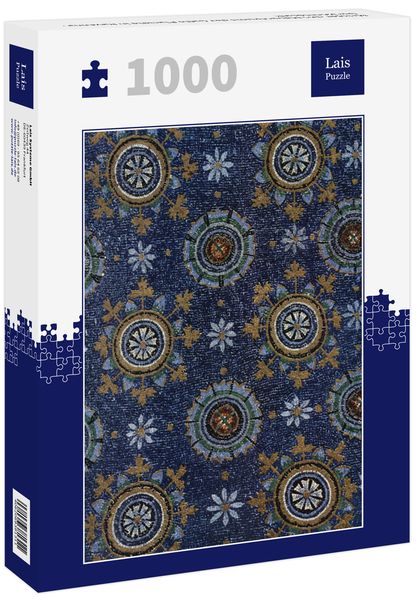 Lais Puzzle Meister des Mausoleums der Galla Placidia in Ravenna - Deckenmosaik 1000 Teile