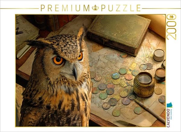 Produktbild: CALVENDO Puzzle Brettspiel Eule | 2000 Teile Lege-Gr&ouml;&szlig;e 90x67cm Foto-Puzzle f&uuml;r gl&uuml;ckliche Stunden