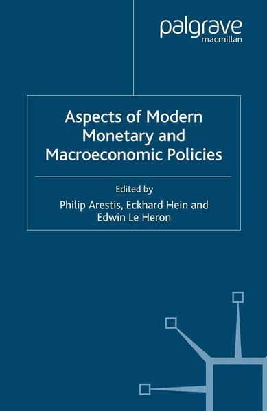 Produktbild: Aspects of Modern Monetary and Macroeconomic Policies