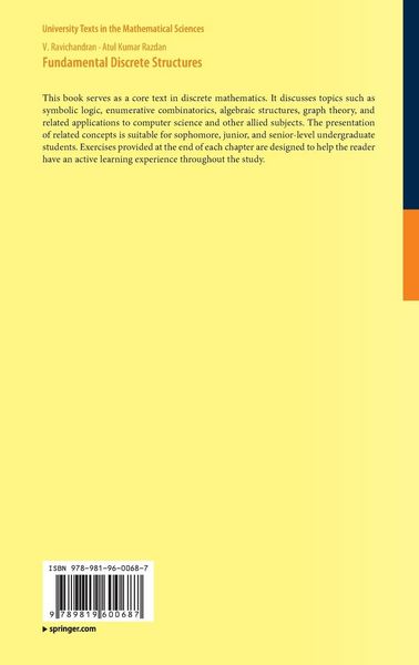 Produktbild: Fundamental Discrete Structures