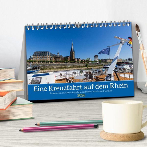 Produktbild: Eine Kreuzfahrt auf dem Rhein (Tischkalender 2026 DIN A5 quer), CALVENDO Monatskalender