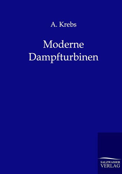 Produktbild: Moderne Dampfturbinen