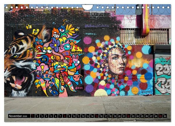 Produktbild: NYC Street Art (Wall Calendar 2026 DIN A4 landscape), CALVENDO 12 Month Wall Calendar