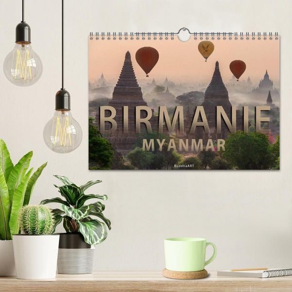 Produktbild: BIRMANIE MYANMAR (Calendrier mural 2026 DIN A4 vertical), CALVENDO calendrier mensuel